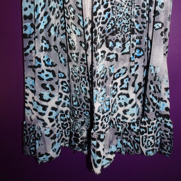 BASIX Print Swimsuit Cover/Dress Size Small - Picture 2 of 4